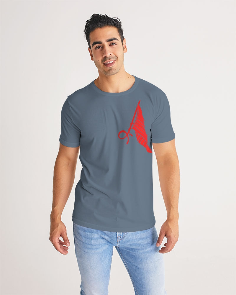 denim blue Men's All-Over Print Tee