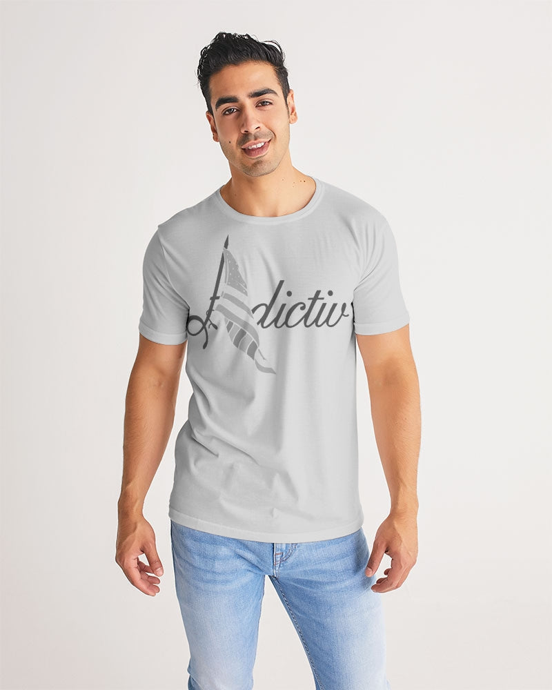 grey adictiv Men's All-Over Print Tee