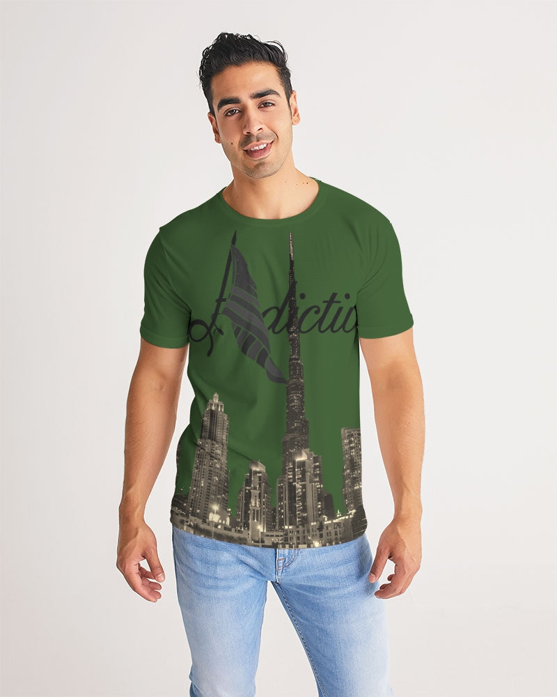 green Men's All-Over Print Tee