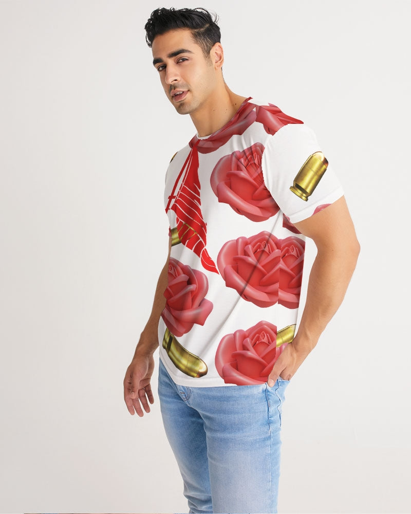 roses Men's All-Over Print Tee