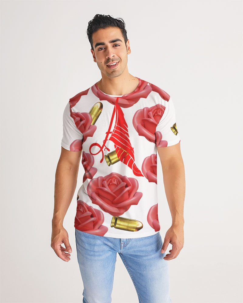 roses Men's All-Over Print Tee