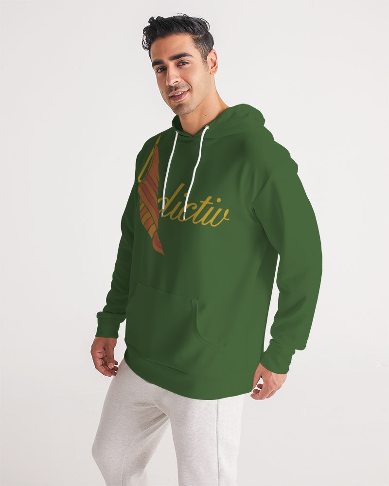 green Men's All-Over Print Hoodie