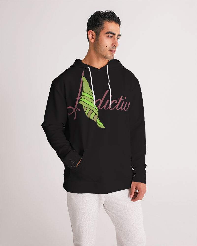 Black Men's All-Over Print Hoodie