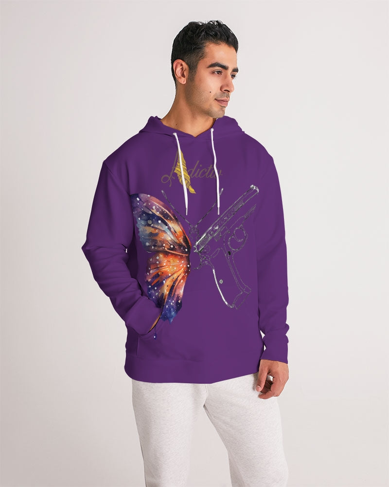 Beautifully Dangerous "Guns and Butter" Men's Hoodie/Purple