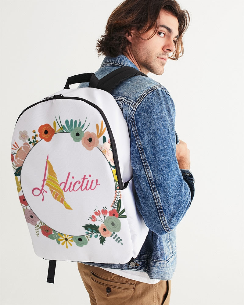 Adictiv Bookbag w/ Flowers Large Backpack