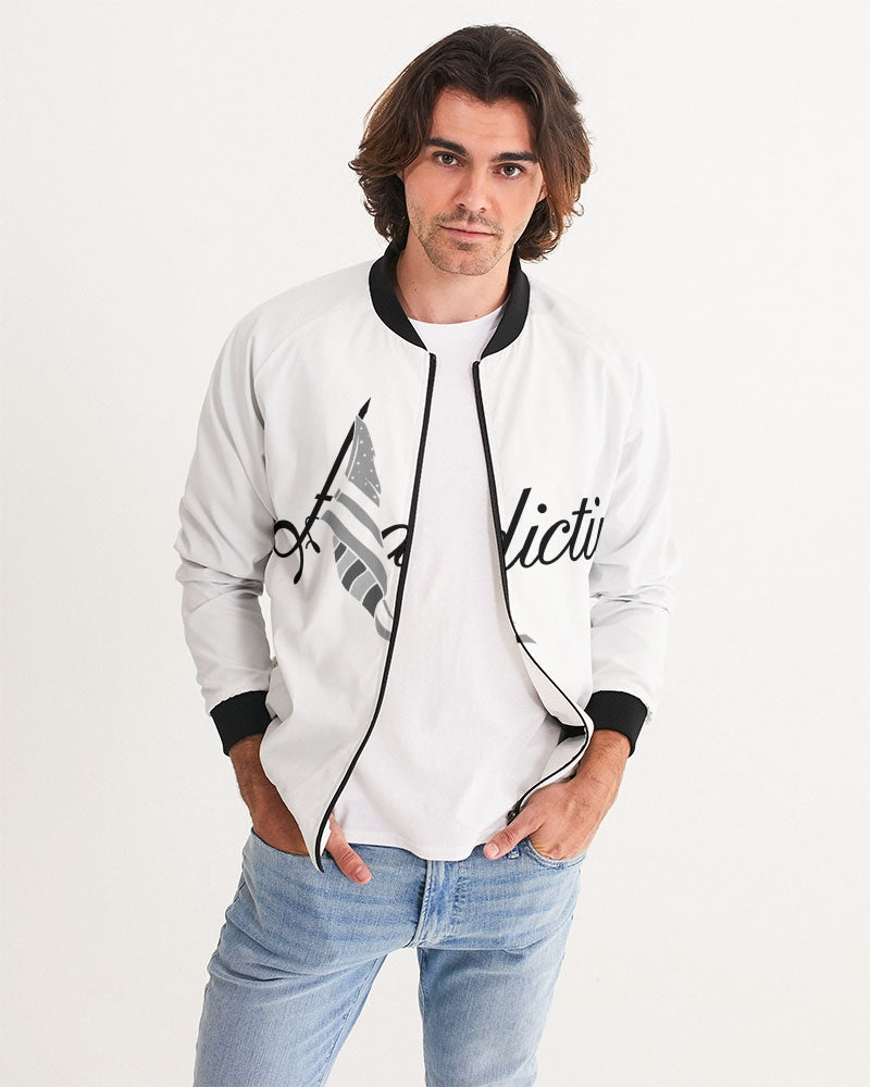 Adictiv Tee W/ Gray Flag Men's Bomber Jacket