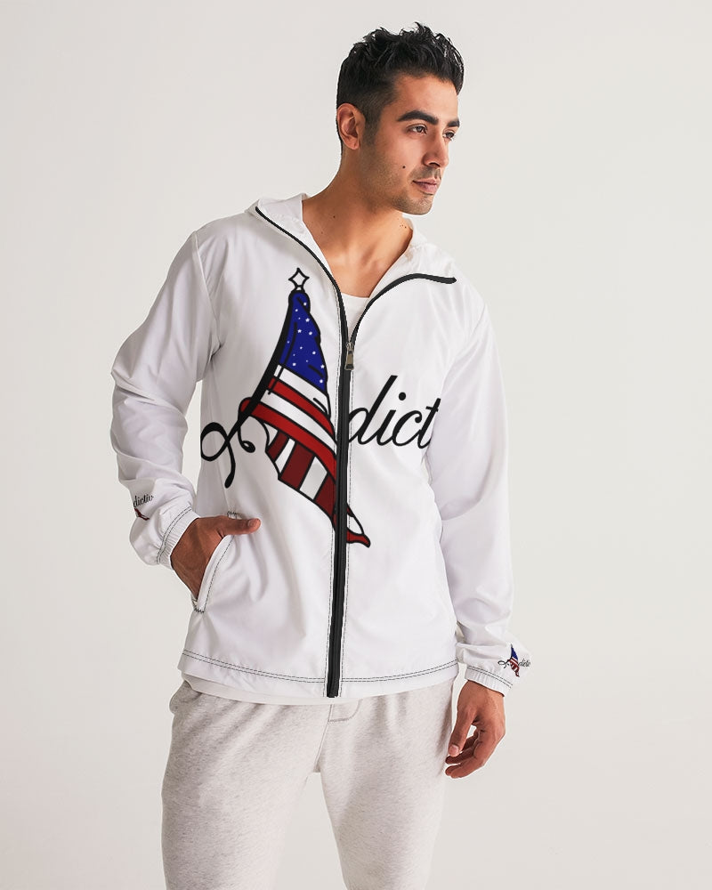 Adictive tee w\ American Flag Men's Windbreaker