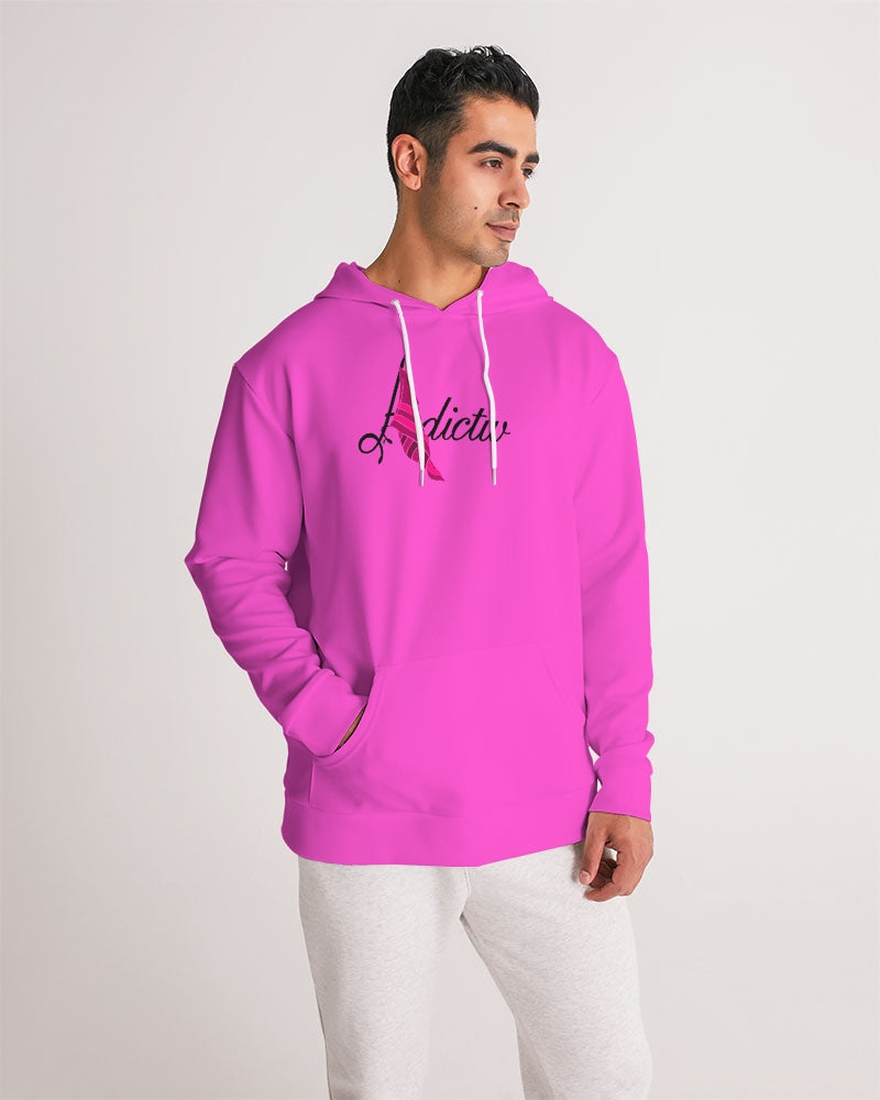 Neon Pink Men's Hoodie