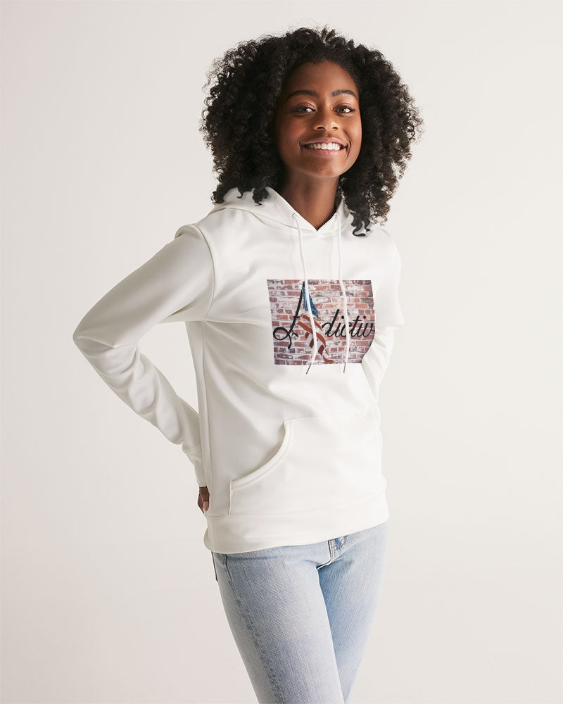 Brick Wall Design Tee W/ Adictiv Logo Women's Hoodie