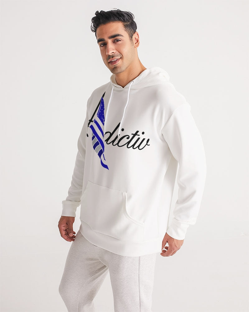 Adictiv Logo W/ Blue Flag Men's Hoodie