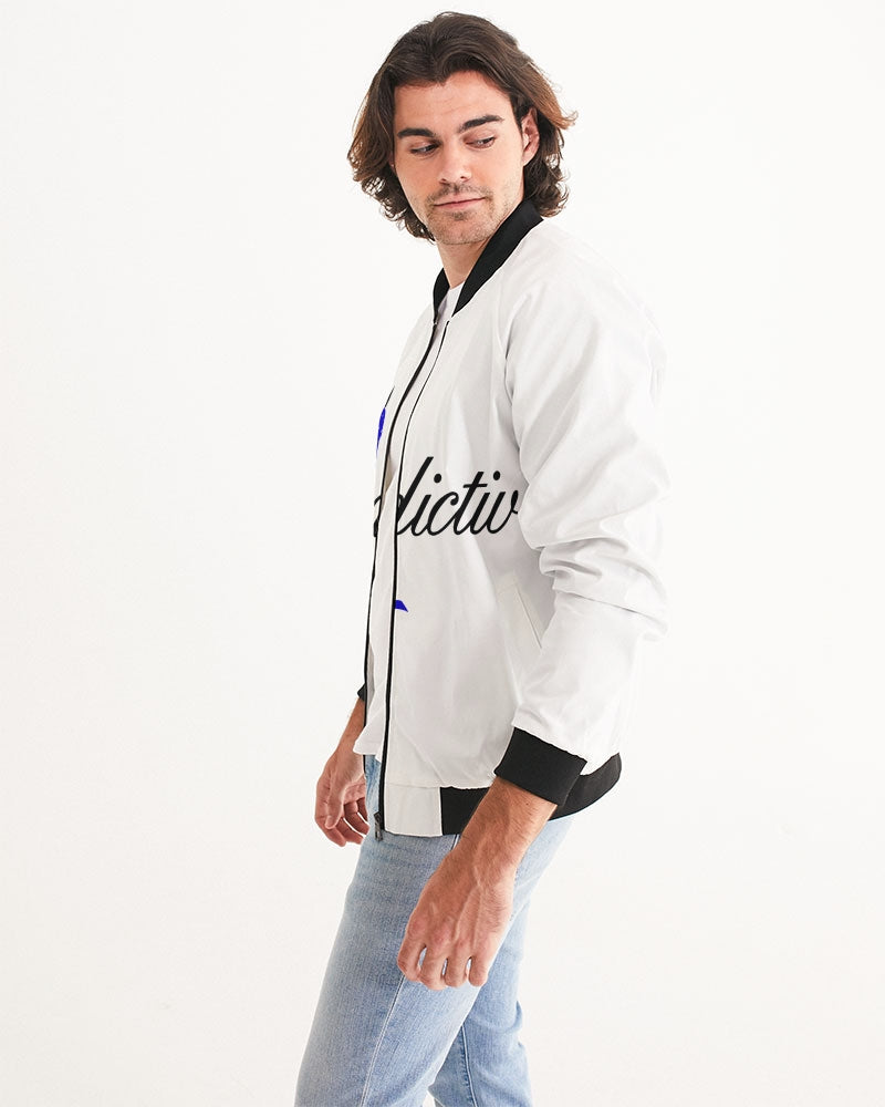 Adictiv Logo W/ Blue Flag Men's Bomber Jacket