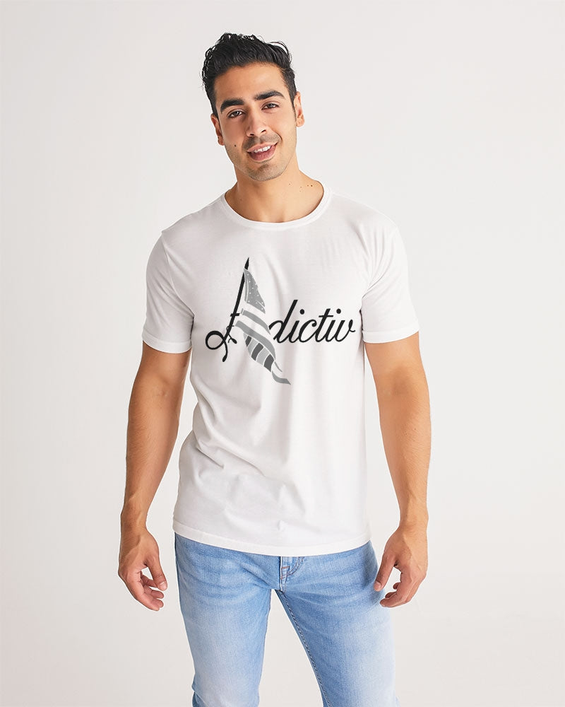 Adictiv Tee W/ Gray Flag Men's Tee