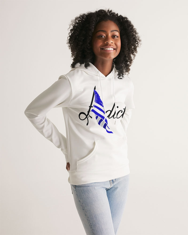 Adictiv Logo W/ Blue Flag Women's Hoodie