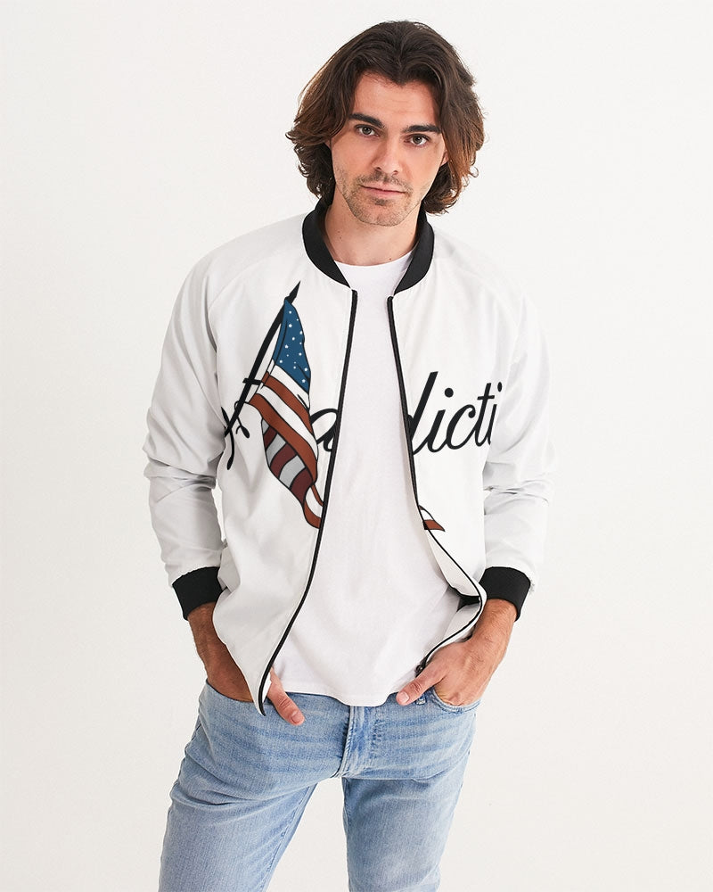 Adictiv Logo-outlined Men's Bomber Jacket