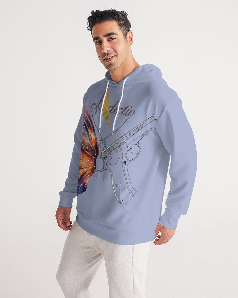 Beautifully Dangerous "Guns and Butter" Men's Hoodie/Blue