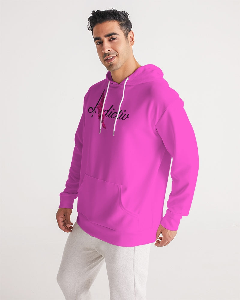 Neon Pink Men's Hoodie