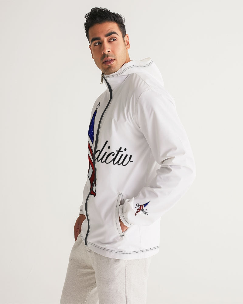 Adictive tee w\ American Flag Men's Windbreaker