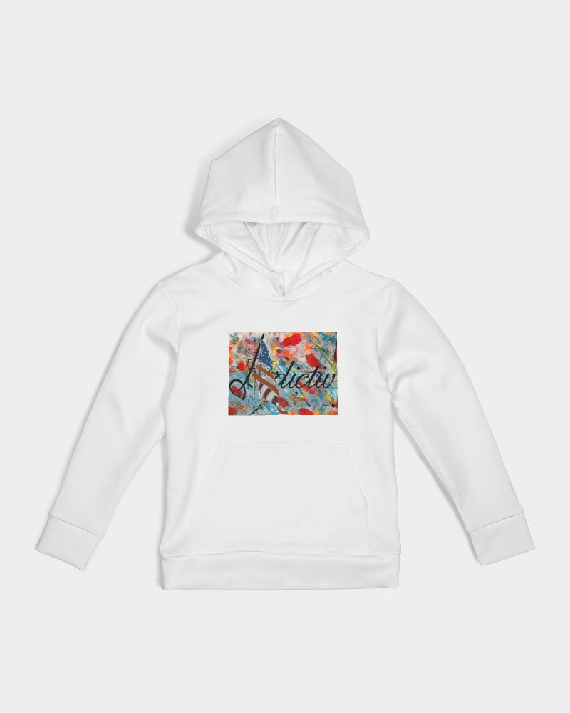 Abstract Design W/ Adictiv Logo Kids Hoodie