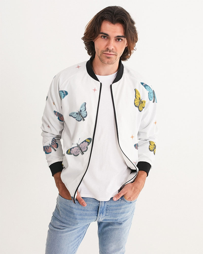 Adictiv w/ a bullet butterfly and logo Men's Bomber Jacket